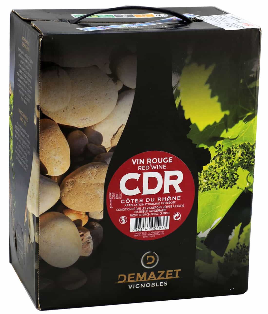 Vang Pháp CDR Demazet Vignobles (bịch 3L)