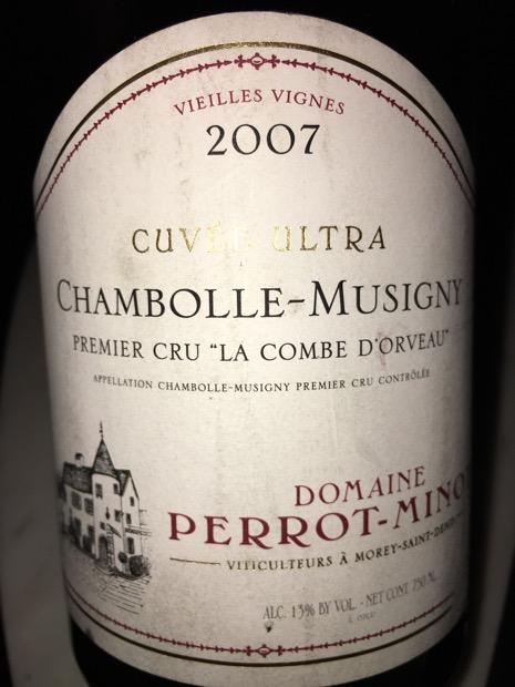 Vang Pháp Chambolle Musigny Domaine Henri Perrot Minot 2006