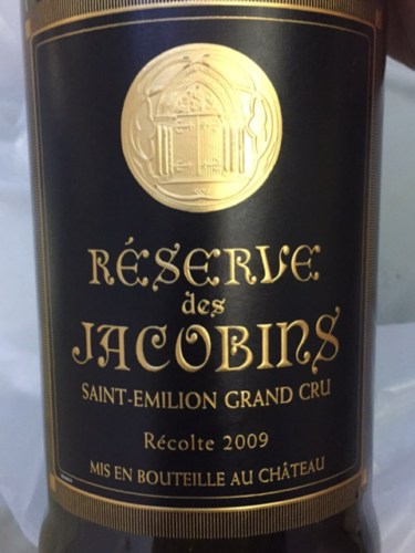 Vang Pháp Chateau Reserve des Jacobins Saint Emilion Vang Pháp Chateau Reserve des Jacobins Saint Emilion