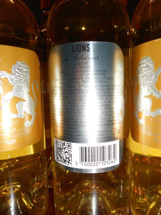 Vang Pháp Lions de Suduiraut Sauternes Vang Pháp Lions de Suduiraut Sauternes