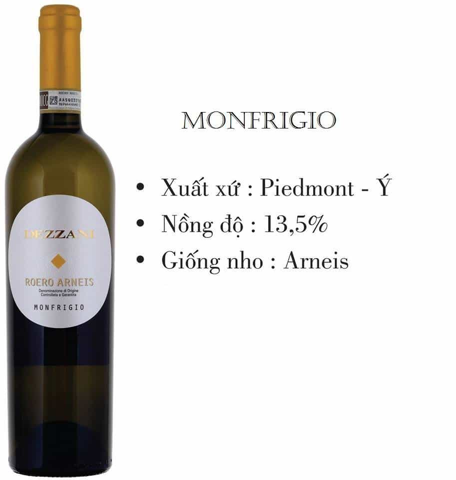 Vang Trắng Dezzani Roero Arneis Monfrigio Vang Trắng Dezzani Roero Arneis Monfrigio