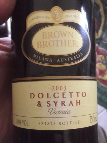 Vang Úc Brown Brothers Victorian Dolcetto Syrah