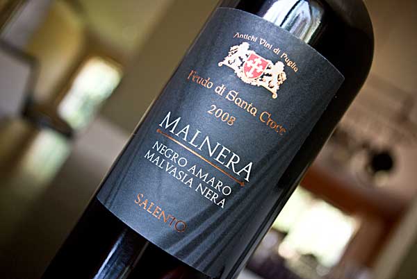 Vang Ý Malnera 2014 NegroAmaro Malvasia Nera Salento Vang Ý Malnera 2014 NegroAmaro Malvasia Nera Salento