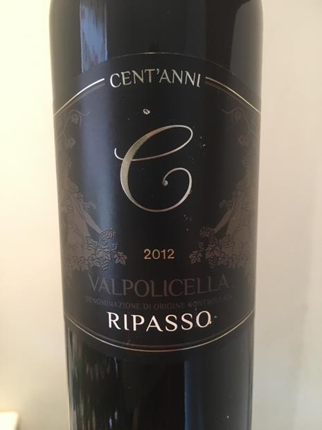 Vang Ý Ripasso Valpolicella Cent'Anni Vang Ý Ripasso Valpolicella Cent'Anni