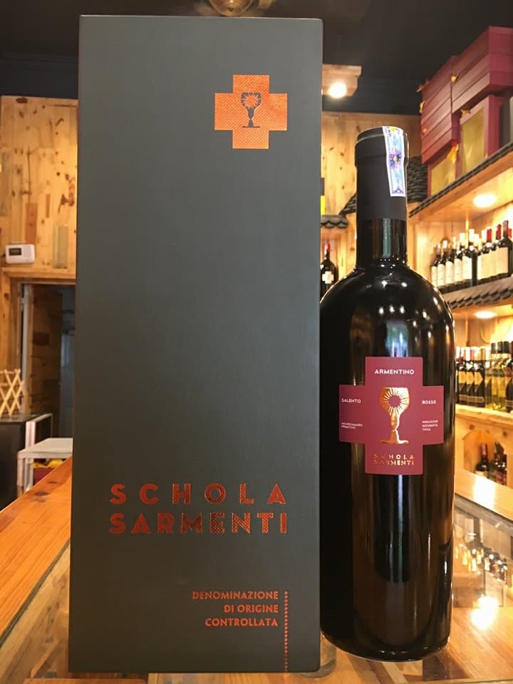 Vang Ý Schola Sarmenti Armentino Rosso Salento Vang Ý Schola Sarmenti Armentino Rosso Salento