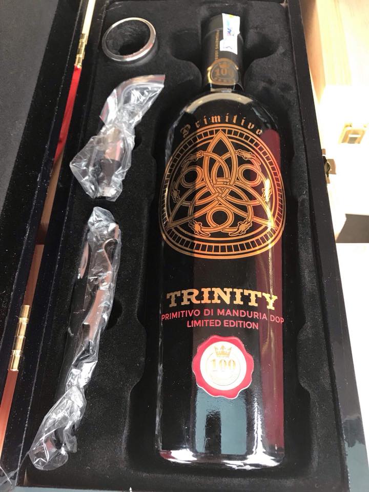 Vang Ý Trinity Primitivo di Manduria Limited Edition